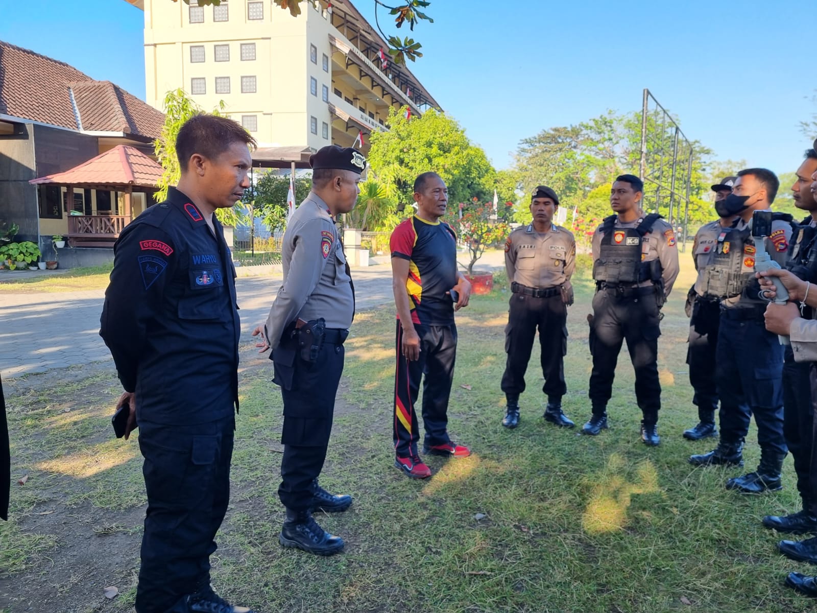 Latih K Deteksi Handak Unit Satwa Ditsamapta Polda Ntb Gandeng Gegana