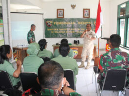 Kodim Klungkung Terima Penyuluhan Pembinaan Mental