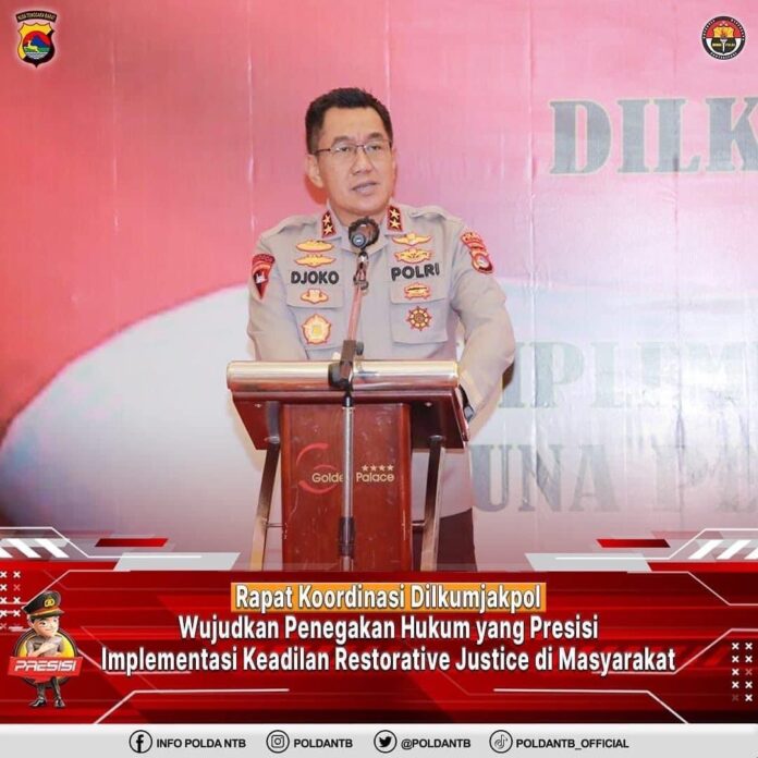 Kapolda NTB Buka Rakor Penegakan Hukum Dilkumjapol
