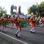 Drumband Warnai Semarak HUT RI Ke-77 di Lombok Timur