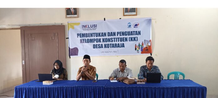 Pengukuhan KK, Mengawali Kotaraja Menuju Desa Inklusi