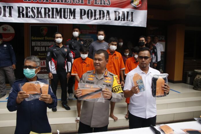Polda Bali Ringkus 3 Garong Kendaraan Bermotor