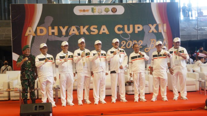 Kapolda Bali hadiri Pembukaan Turnamen Tenis Adhyaksa Cup XII 2022