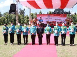 Ketum TP PKK Pusat Ny. Tri Tito Karnavian Apresiasi Kegiatan Pasar Rakyat TP PKK Provinsi Bali