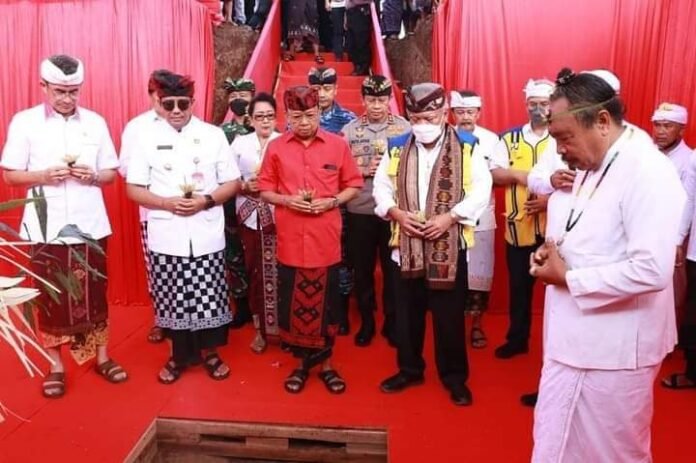 Gubernur Bali Dampingi Menteri PUPR Basuki Hadimuljono Groundbreaking Tol Jagat Kerthi Bali