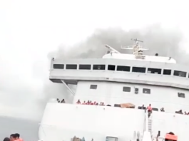KM Mutiara Timur Terbakar