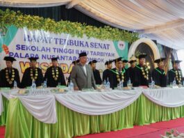 Wisudawan STIT Palapa Nusantara
