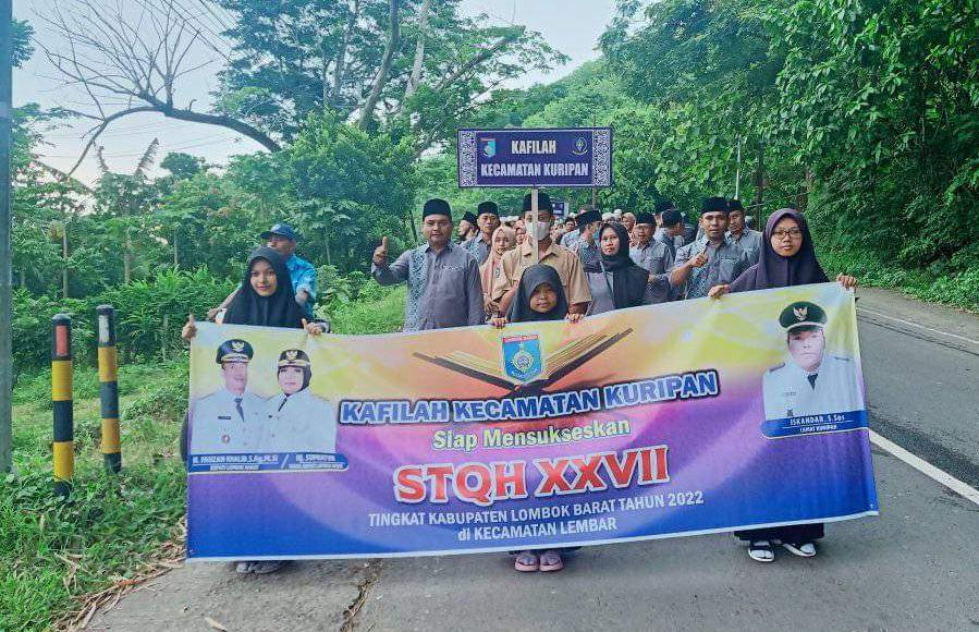 Kafilah STQH XXVII Tingkat Kabupaten Lombok Barat