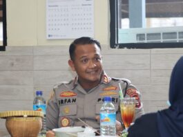 Kapolres Silaturahmi dengan Awak Media