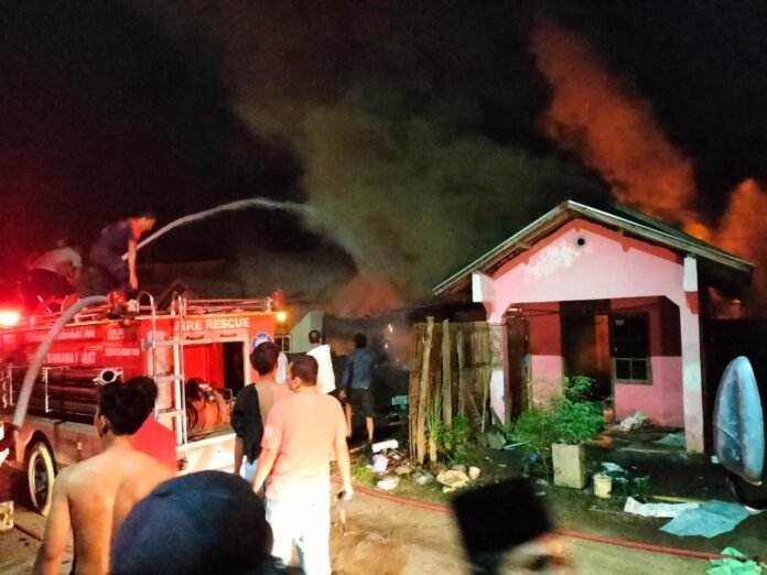 Rumah Warga Kebakaran di Taliwang