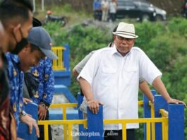 Bupati Sukiman Tinjau Bendungan Padelan Banjargetas