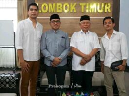 Silaturahmi dengan Keluarga TGH Alibatu, Bupati Sukiman Berharap Tetap Jaga Keharmonisan
