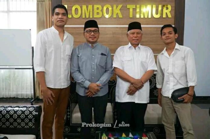 Silaturahmi dengan Keluarga TGH Alibatu, Bupati Sukiman Berharap Tetap Jaga Keharmonisan