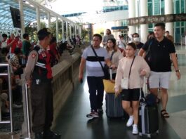 Pengamanan Terhadap Penumpang dari Chenzhen Cina