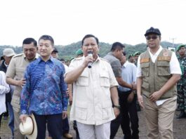 Menhan Prabowo Subianto Kunjungan Kerja ke Selong Belanak Lombok Tengah
