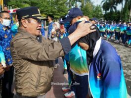 Kontingen Lombok Timur yang Berlaga di Porprov NTB XI