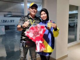 medali emas sepatu roda