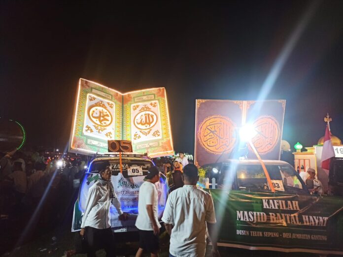 Pawai Takbir di Lombok Barat