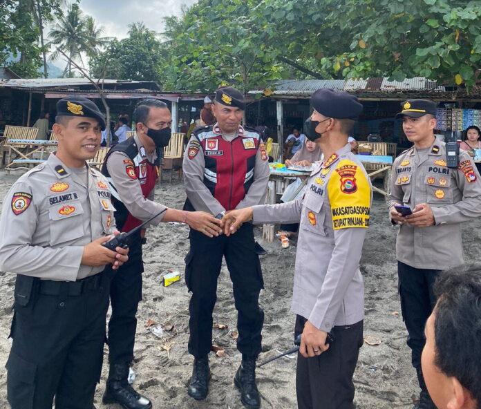 Pengamanan Lebaran di Objek Wisata