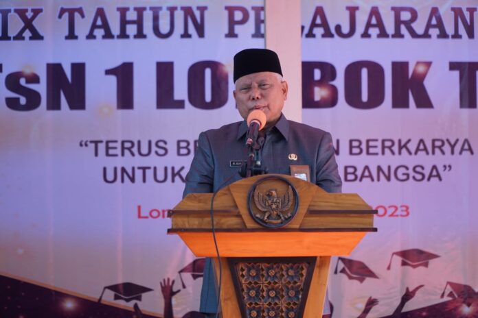 Hadiri Tasyakuran MTs Negeri Lombok Timur