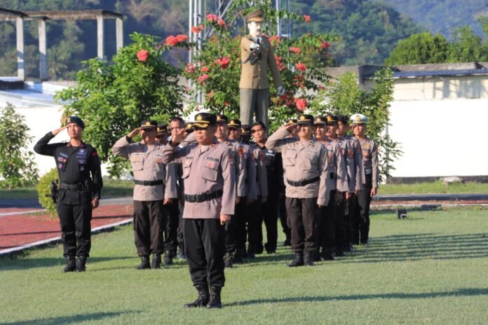 Polres Sumbawa Barat Gelar Upacara Hari Kesadaran Nasional