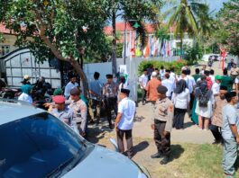 Polri Amankan Pendaftaran Bakal Calon Anggota DPRD di Kantor KPU Lombok Utara