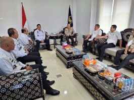 Tingkatkan Sinergitas Antar Lembaga, Polda NTB Kunjungi Kanwil Kemenkumham NTB