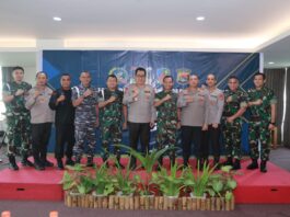 Tunjukkan Sinergitas, Kapolda NTB Hadiri Halal Bihalal TNI Polri