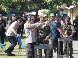 Lomba Menembak Polda NTB