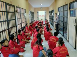 Pembinaan Rohani Tahanan Narkoba Polda NTB