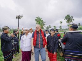 Ritual Adat Selamatan Mata Air Tibu Bunter Desa Jurit Baru