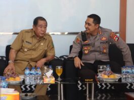 Kapolres Lombok Utara Terima Kunjungan Bupati Djohan
