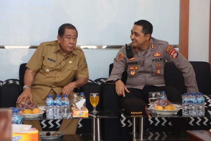 Kapolres Lombok Utara Terima Kunjungan Bupati Djohan