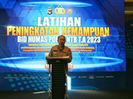 Pelatihan Humas di Polda NTB