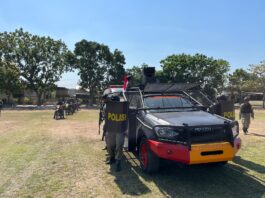 Pengamanan Brimob Polda NTB