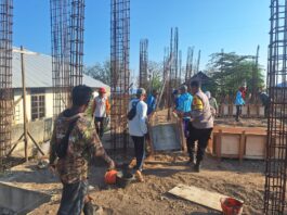 Gotong Royong Pembangunan Masjid