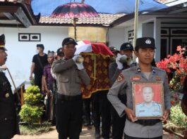 Upacara Polres Lombok Utara