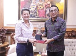 Walikota Jaya Negara Terima Konjen Australia Jo Stevens, Bahas Promosi Wisata Kawasan Sanur dan Denpasar