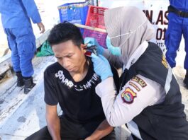 Polres Loteng Gelar Bakti Kesehatan Jelang Hari Bhayangkara ke-78