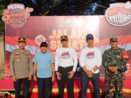 Kapolres Lombok Utara Hadiri Jalan Sehat Pilkada Damai 2024