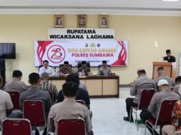 Polres Sumbawa Gelar Doa Lintas Agama Menjelang Hari Raya Bhayangkara ke-78