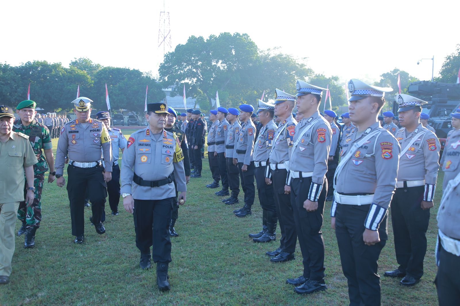 Kapolda NTB Pimpin Apel Gelar Pasukan Operasi Patuh Rinjani 2024 ...