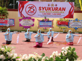 Tarian Tradisional Meriahkan Syukuran Hari Bhayangkara ke-78 Polres Sumbawa
