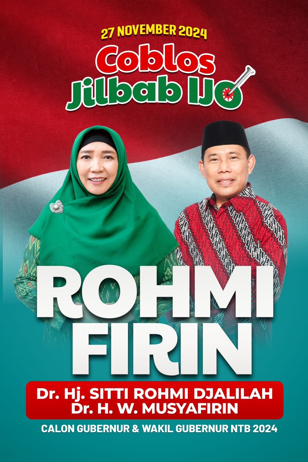 Coblos Jilbab Ijo