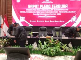 penetapan hasil pilkada ntb