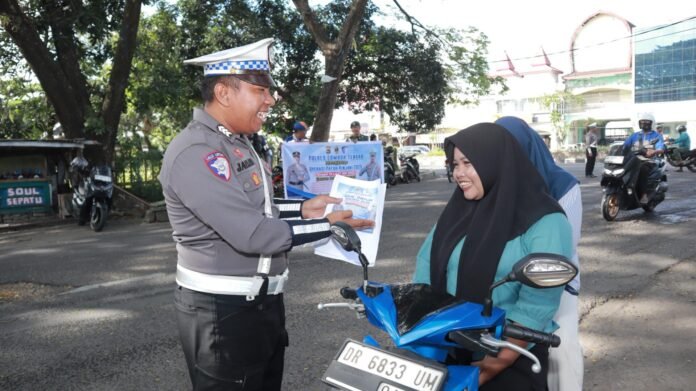 Operasi Patuh Rinjani 2025, Polres Lombok Tengah Tilang 174 Pengendara