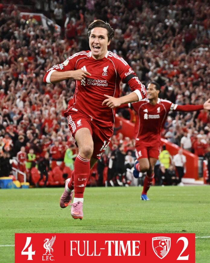 Liverpool vs Bournemouth di laga pembuka Liga Inggris 2025/2026