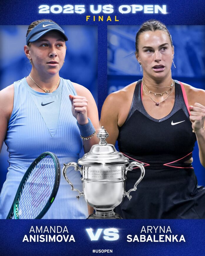 Final US Open 2025, Sabalenka Vs Anisimova