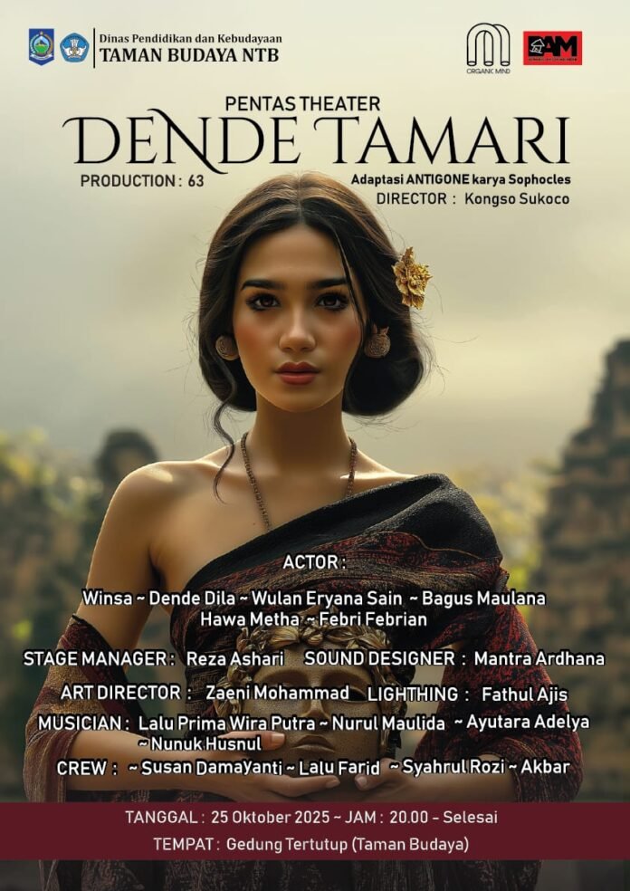 Bengkel Aktor Mataram Hadirkan Dende Tamari Bengkel Aktor Mataram Hadirkan Dende Tamari