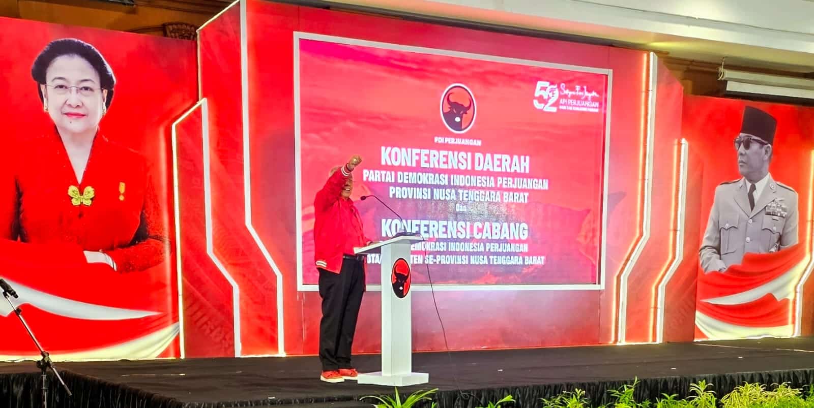 Rachmat Hidayat Kembali Pimpin PDI Perjuangan NTB